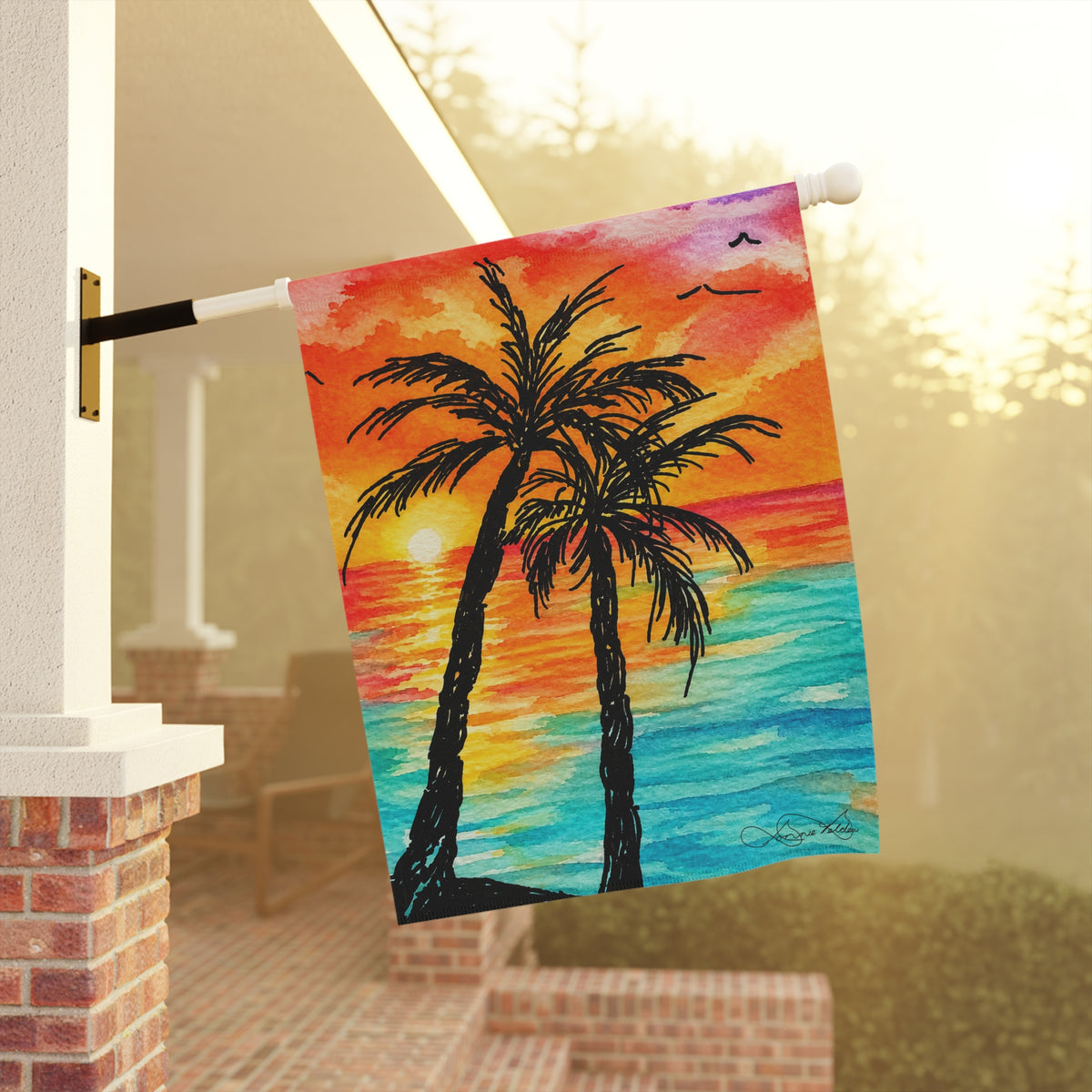 TROPICAL Garden & House Banner
