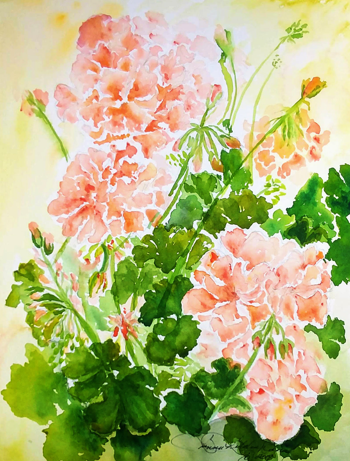 Brilliance Watercolor Art: Art Print