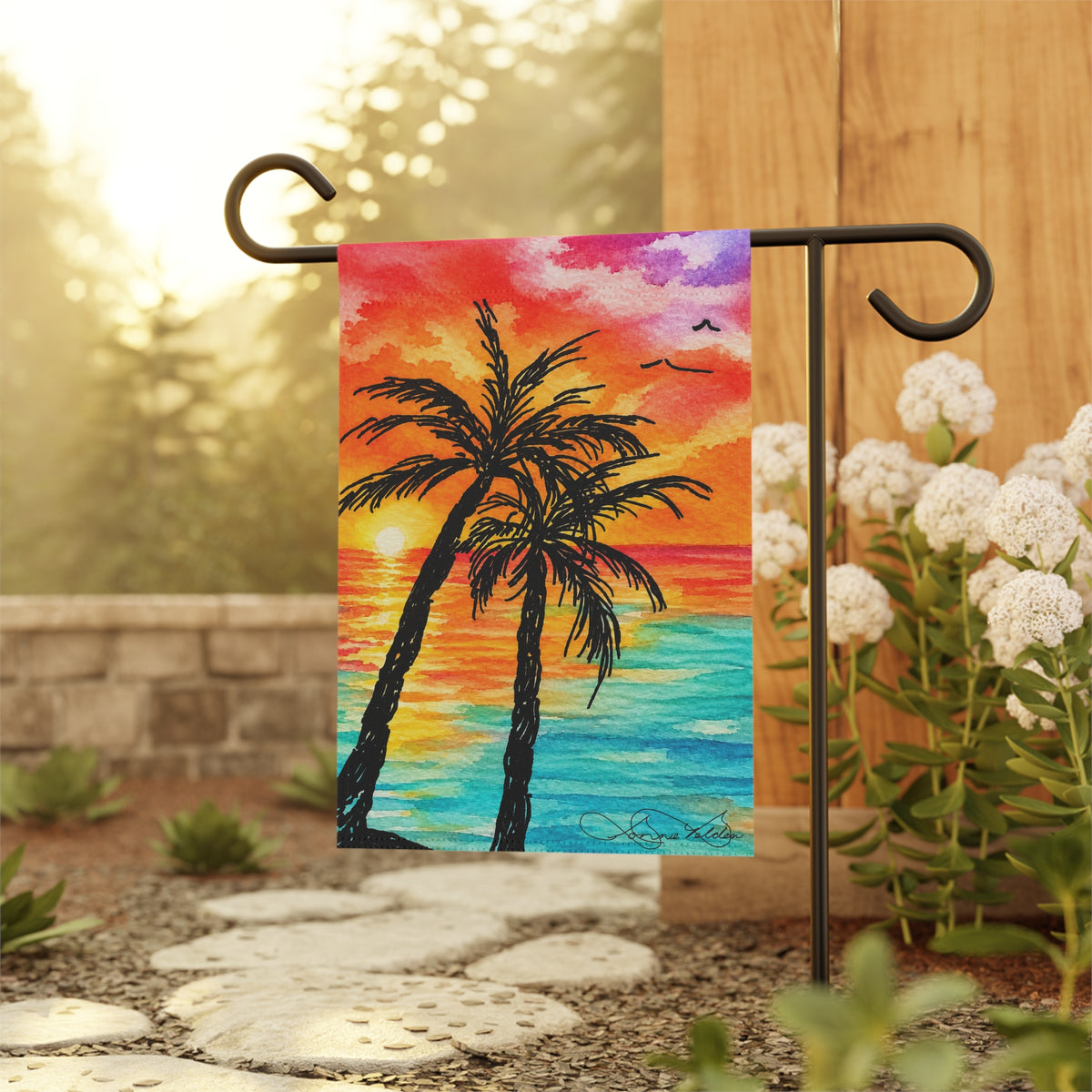 TROPICAL Garden & House Banner