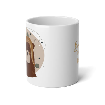 "Barely There Bear" — Jumbo Mug (20oz)