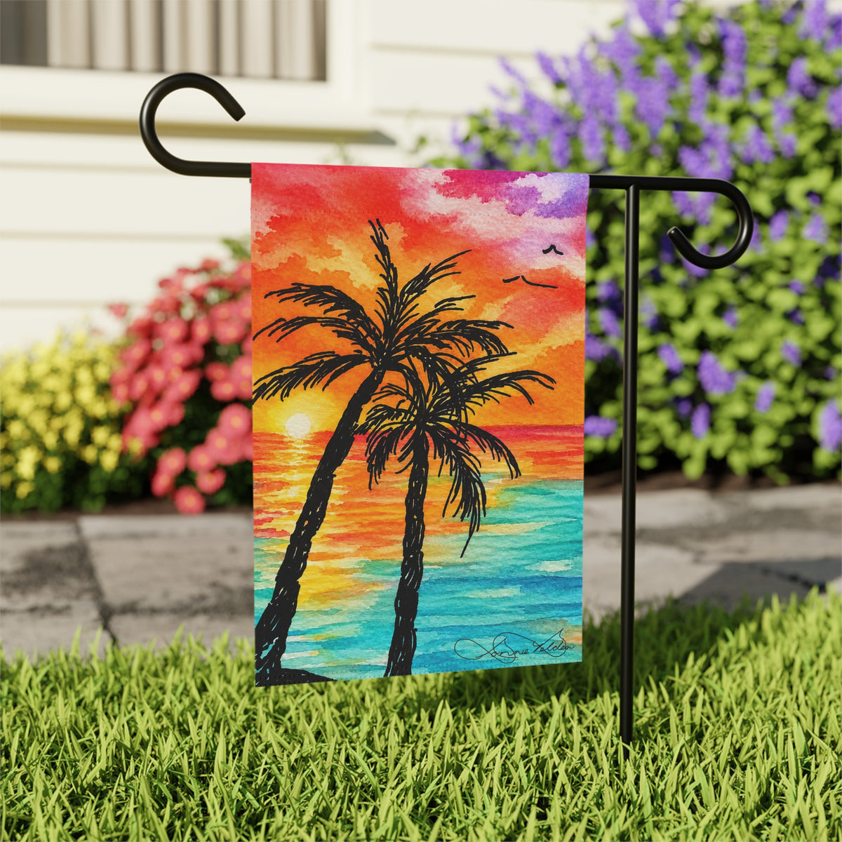 TROPICAL Garden & House Banner