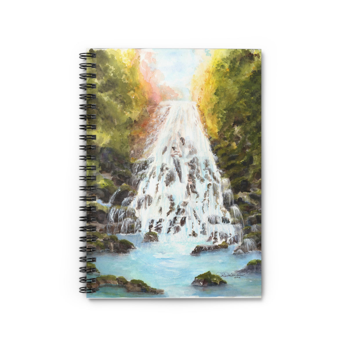 "Waters of Peace" Spiral Notebook - Ruled Line