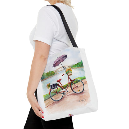 River Walk Morning Tote Bag