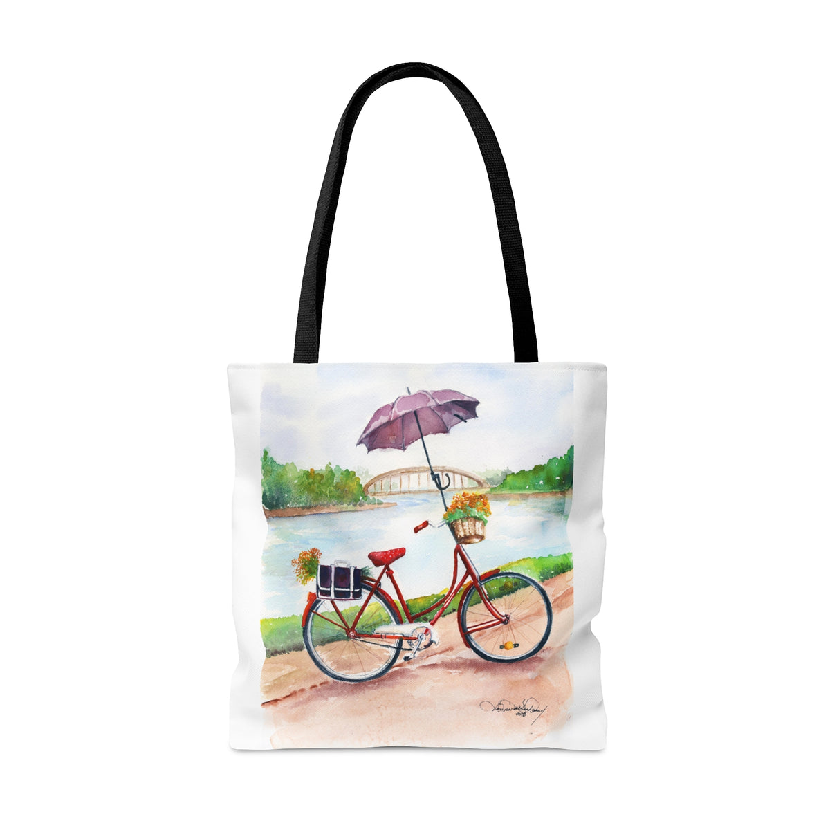 River Walk Morning Tote Bag