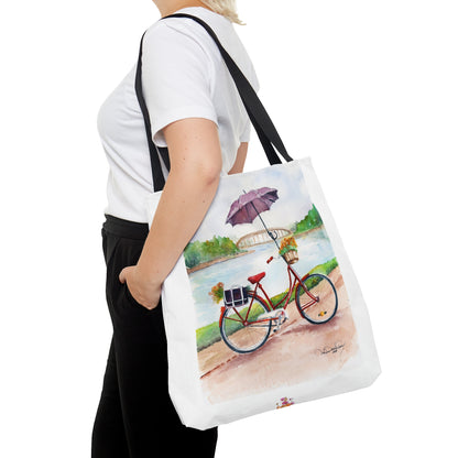 River Walk Morning Tote Bag