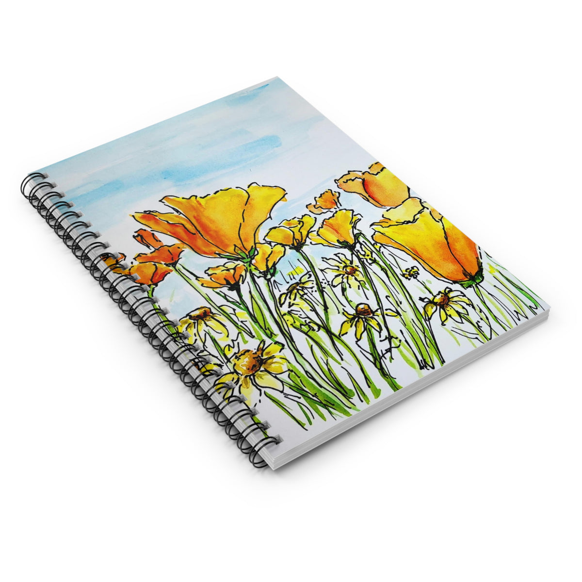 "Touching the Sun" Spiral Notebook - Ruled Line