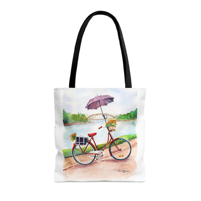 River Walk Morning Tote Bag