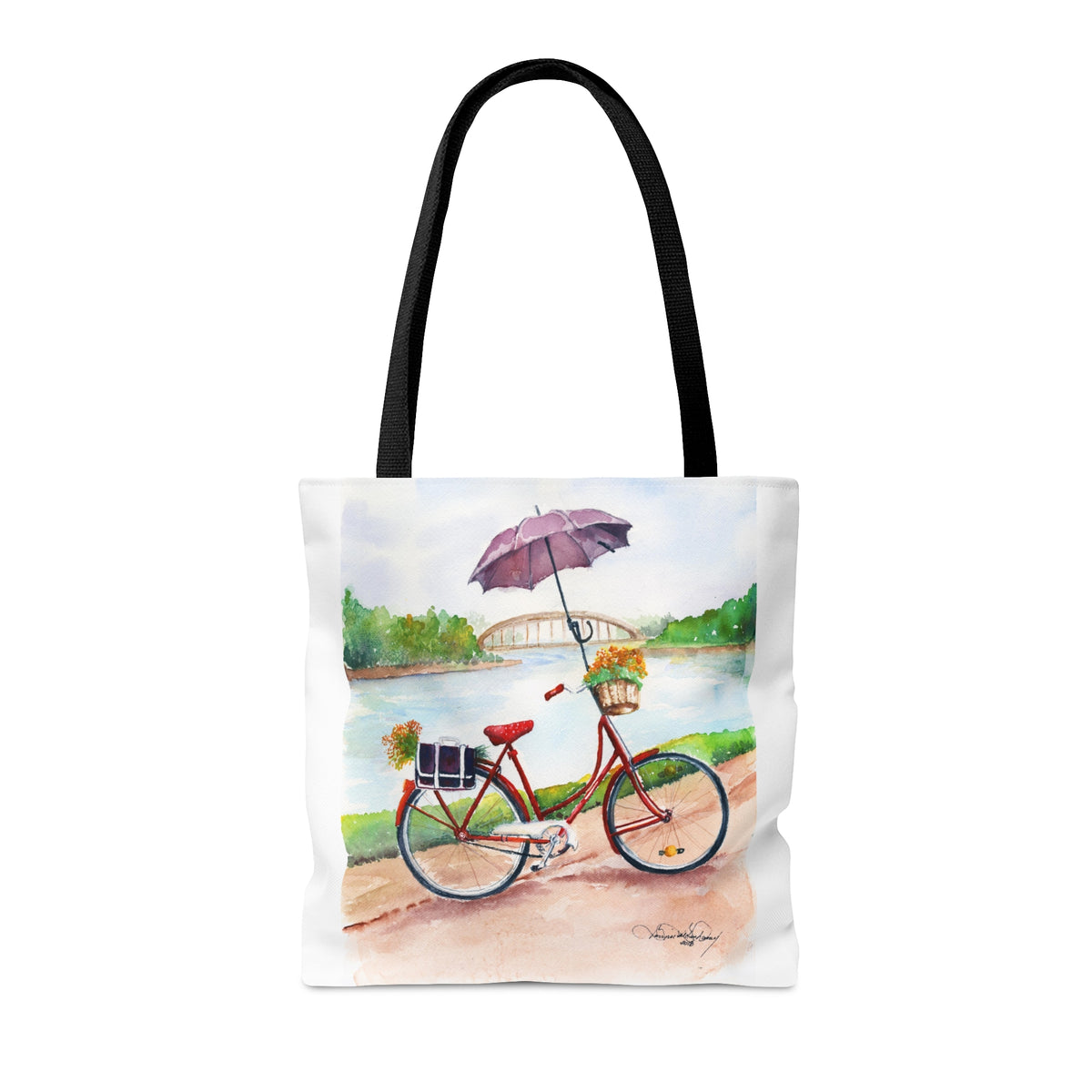 River Walk Morning Tote Bag