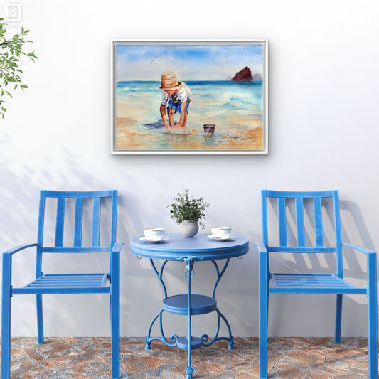 Summer's Seaside: Art Print