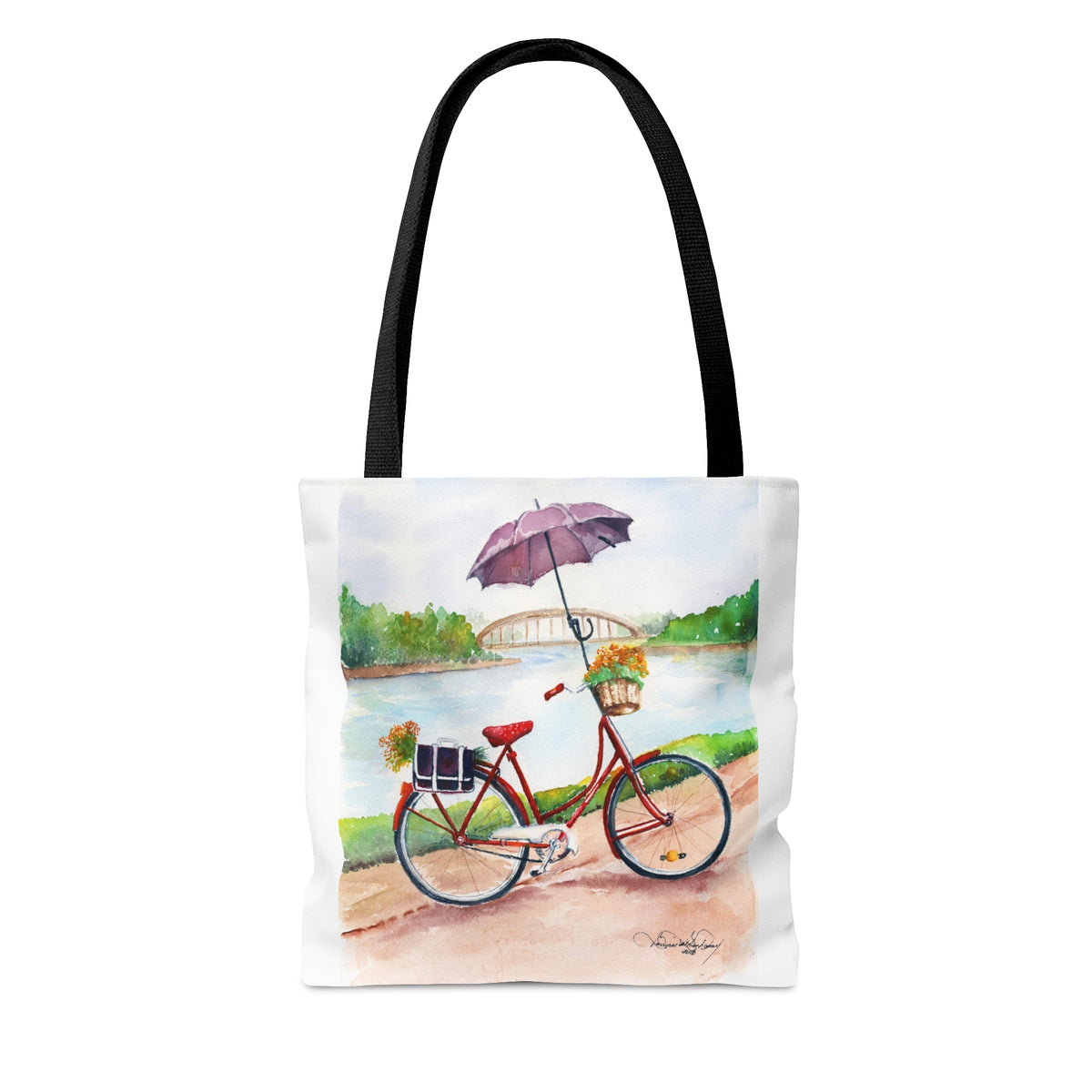 River Walk Morning Tote Bag