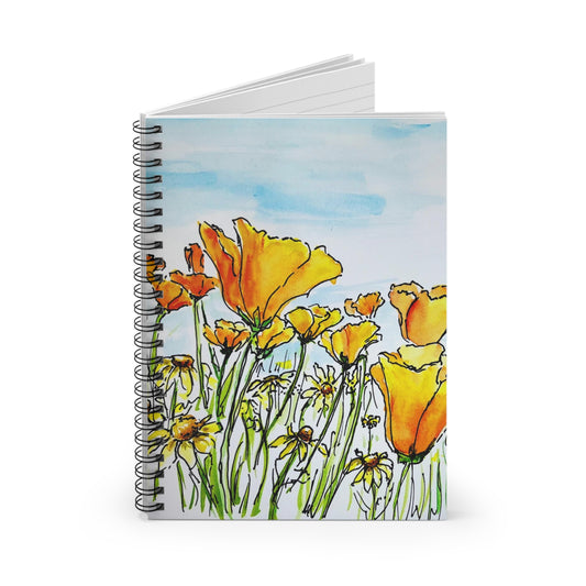 "Touching the Sun" Spiral Notebook - Ruled Line