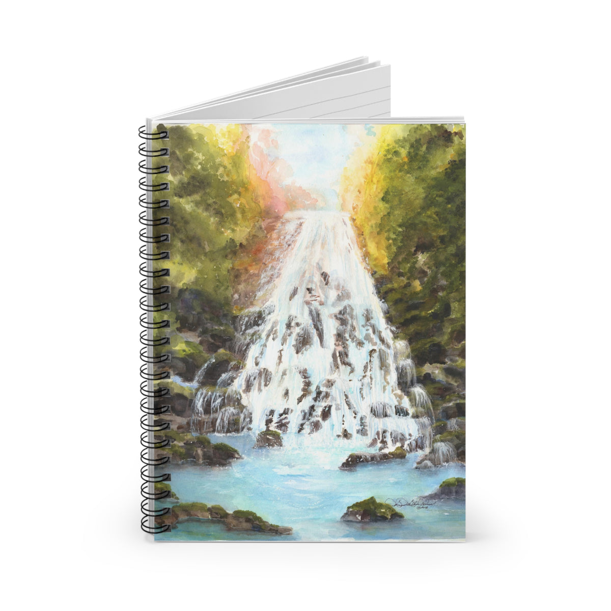 "Waters of Peace" Spiral Notebook - Ruled Line
