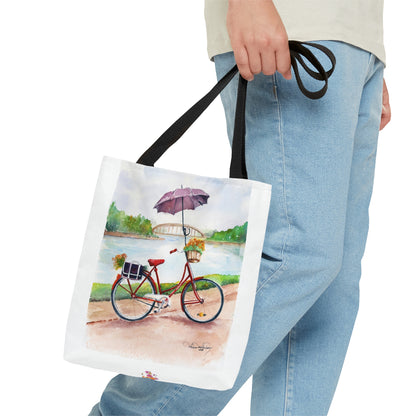 River Walk Morning Tote Bag