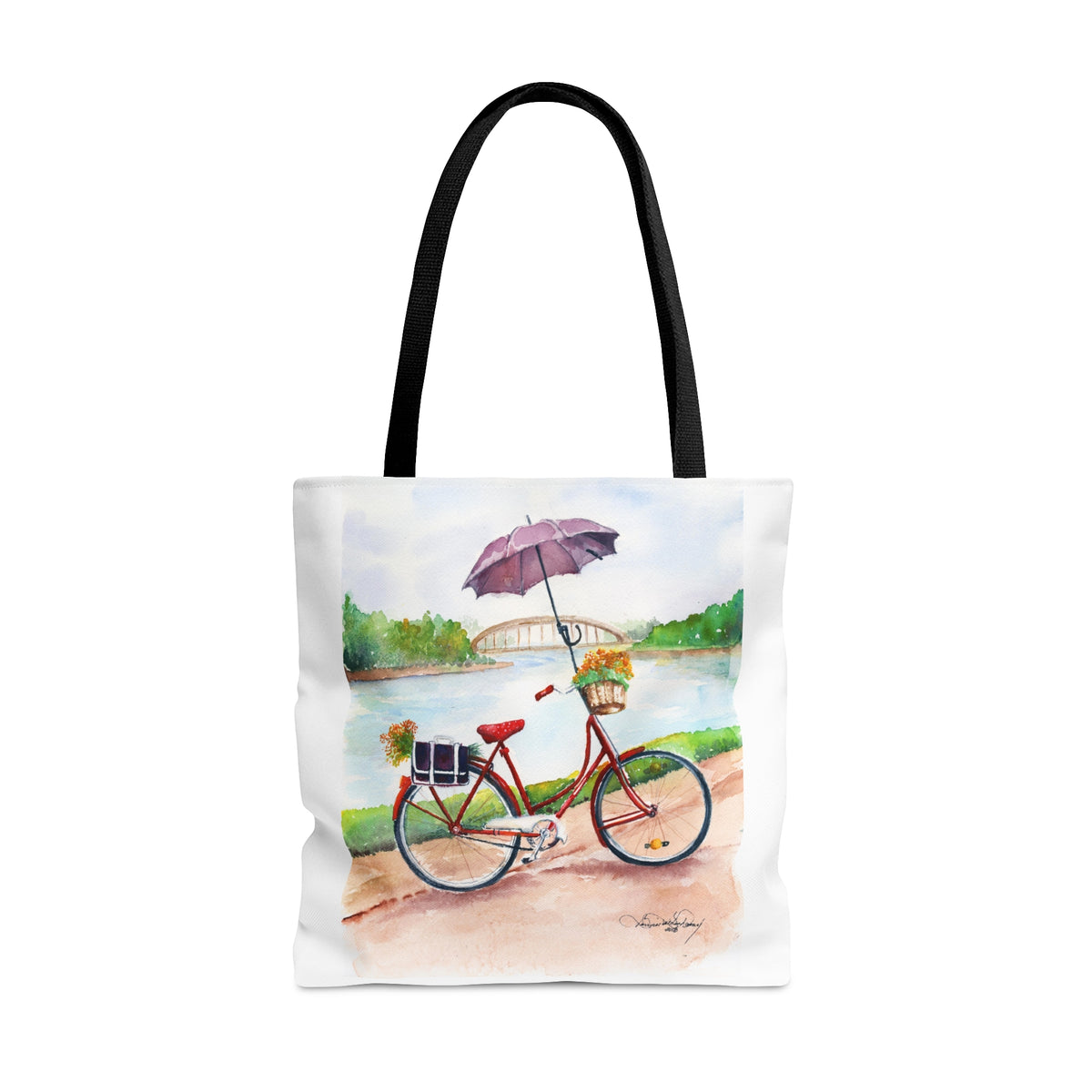 River Walk Morning Tote Bag