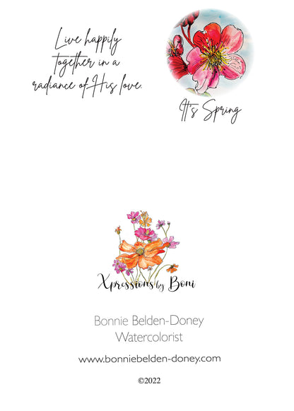 It's Spring Notecard