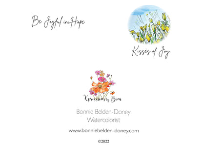 Kisses of Joy Notecard