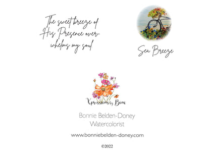 Sea Breeze Notecard